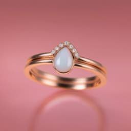 Kit de joyería de leche materna (DIY) - Anillo "Together" en Forma de Gota & Anillo Apilable - thumbnail 1