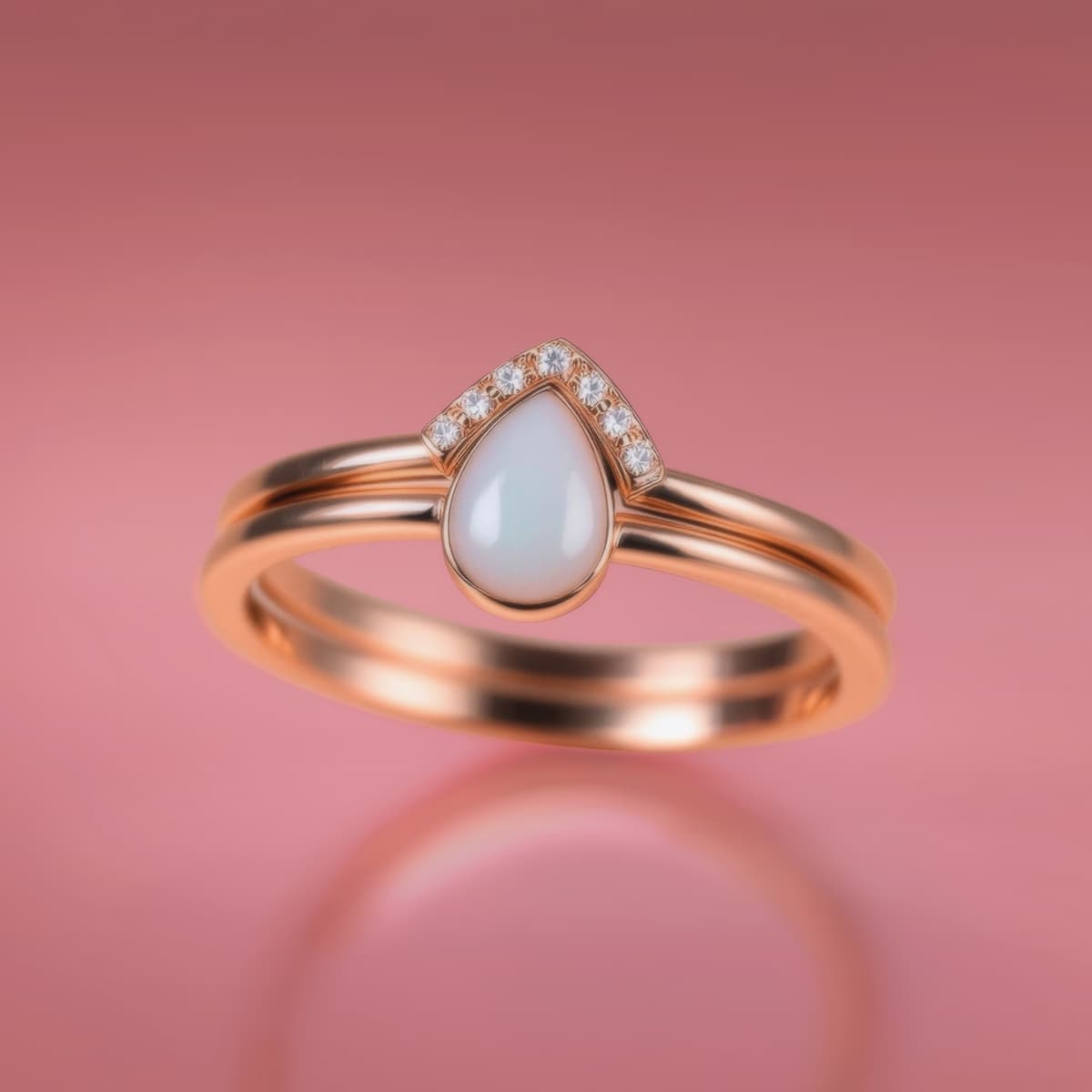 Kit de joyería de leche materna (DIY) - Anillo "Together" en Forma de Gota & Anillo Apilable